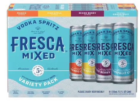 FRESCA MIXED VODKA SPRITZ VARIETY 8PK