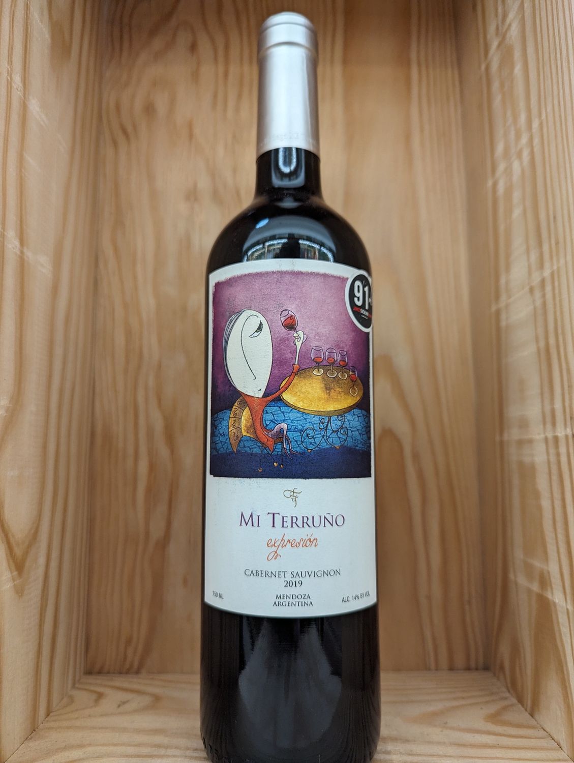 MI TERRUNO EXPRESSION CABERNET SAUVIGNON 2019 JAMES SUCKLING 91 POINTS