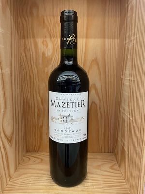 CHATEAU MAZETIER BORDEAUX TRADITION 2020 - 750ML