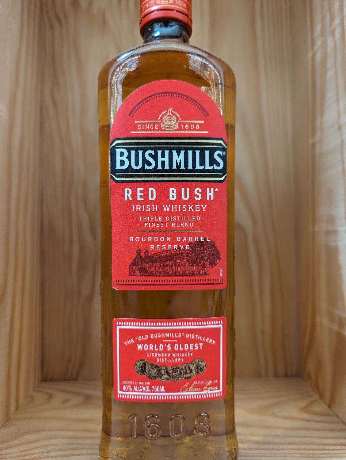 BUSHMILLS RED BUSH WHISKEY  - 750ML