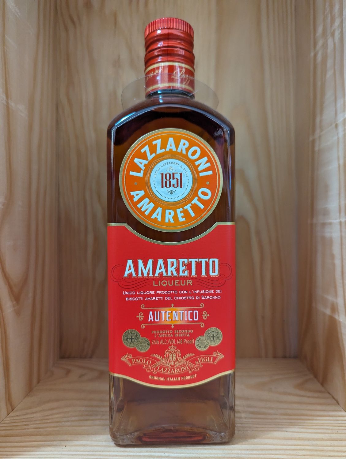 LAZZARONI AMARETTO LIQUEUR 750ML