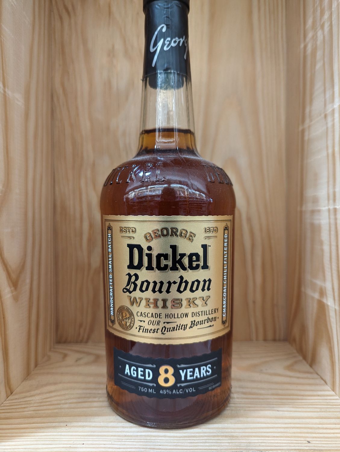 GEORGE DICKEL 8 YEAR BOURBON 750ML