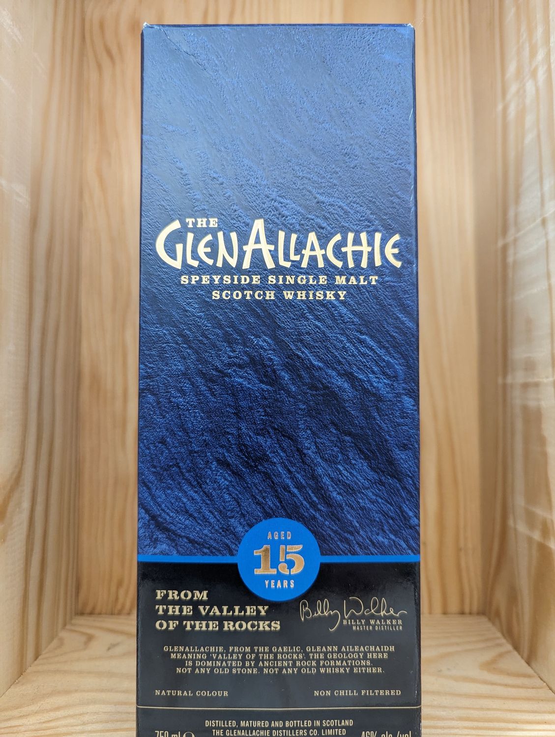 GLENALLACHIE 15 YEAR SINGLE MALT SCOTCH  - 750ML