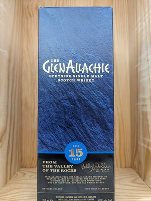 GLENALLACHIE 15 YEAR SINGLE MALT SCOTCH  - 750ML