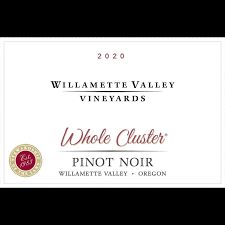 WILLAMETTE VALLEY VINEYARDS WHOLE CLUSTER PINOT NOIR 2022