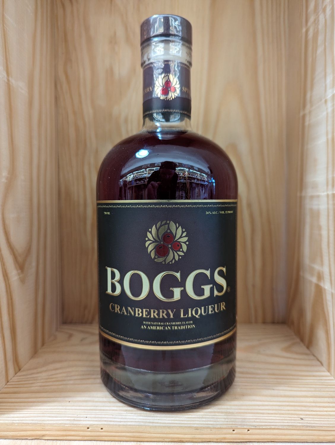 BOGGS CRANBERRY LIQUEUR 750ML REGULARLY $25.99
