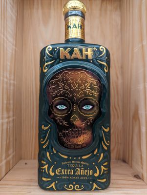 KAH CERAMIC EXTRA ANEJO TEQUILA  - 750ML