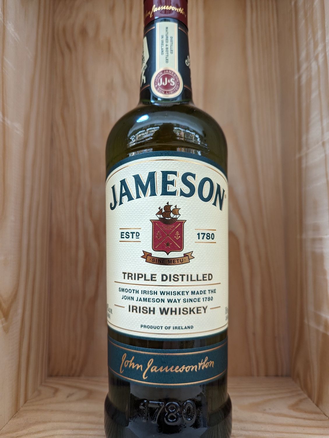 JAMESON IRISH WHISKEY 750ML