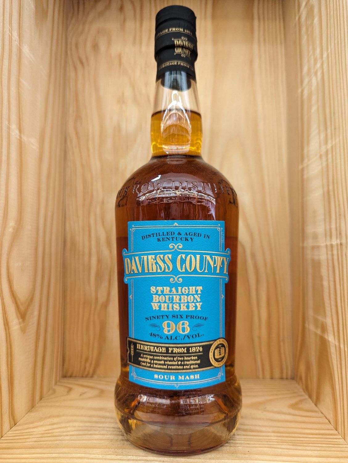 DAVIESS COUNTY STRAIGHT BOURBON REGULARLY $44.99