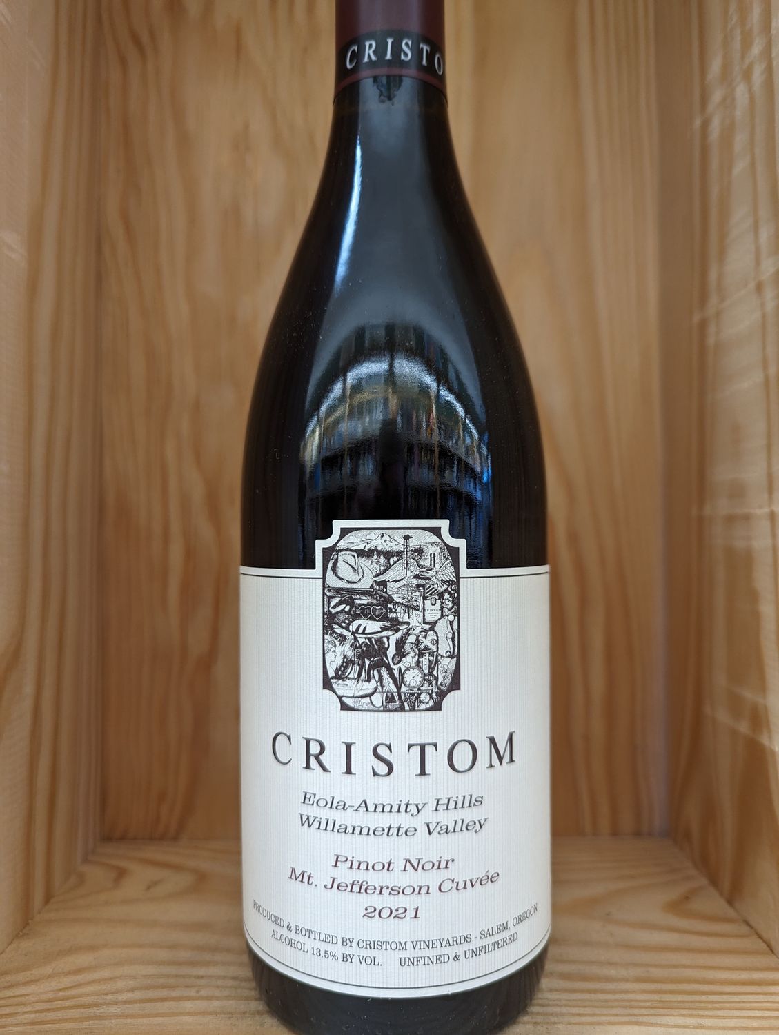 CRISTOM MT JEFFERSON CUVEE PINOT NOIR 2021 JAMES SUCKLING 94 POINTS