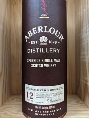 ABERLOUR SINGLE MALT SHERRY CASK 12 YEARS OLD - 750ML