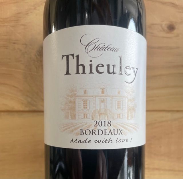 CHATEAU THIEULEY BORDEAUX ROUGE 2018 - 750ML