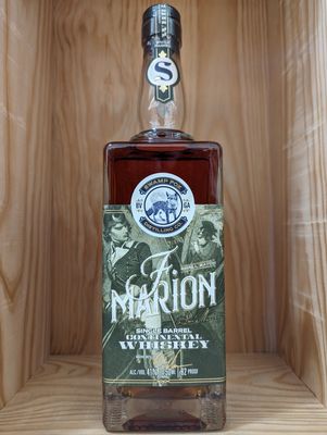 SWAMP FOX DISTILLING F. MARION SINGLE BARREL CONTINENTAL WHISKEY - 750ML
