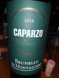 CAPARZO BRUNELLO DI MONTALCINO 2016 WE 92