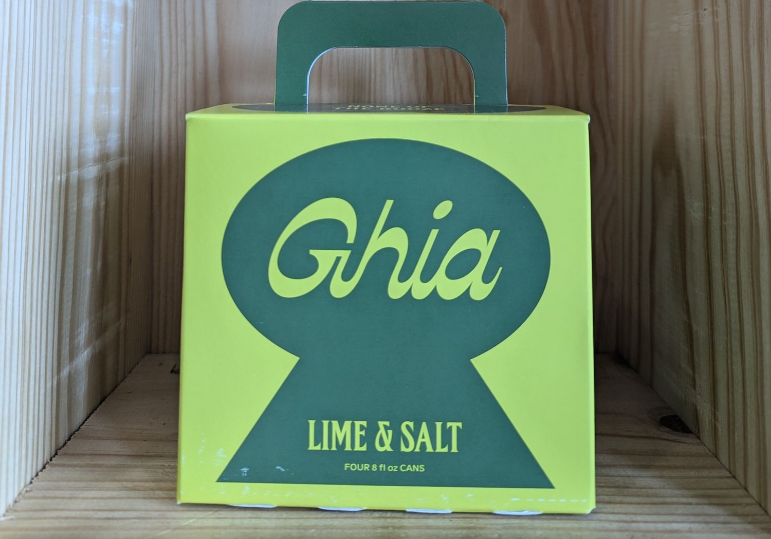 GHIA LIME AND SALT NON-ALCOHOLIC SPRITZ 4PK CANS
