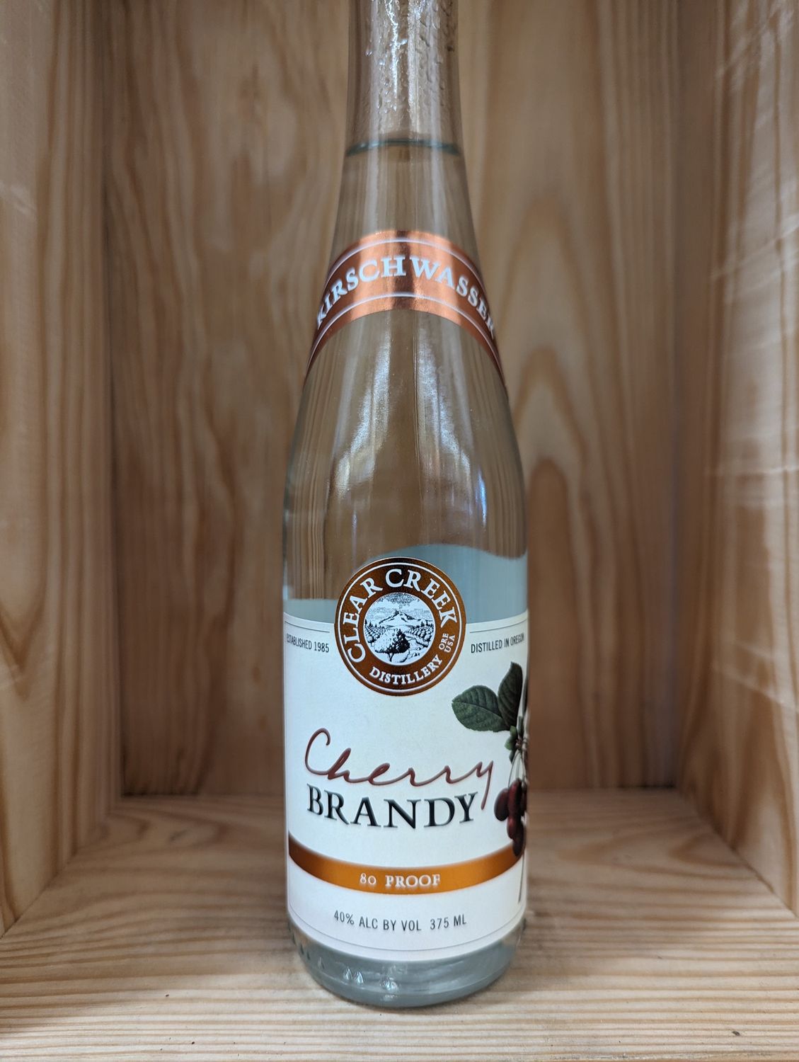 CLEAR CREEK KIRSCHWASSER CHERRY BRANDY 375ML - 375ML
