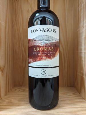 LOS VASCOS CROMAS CABERNET SAUVIGNON GRAN RESERVA 2018 JAMES SUCKLING 92