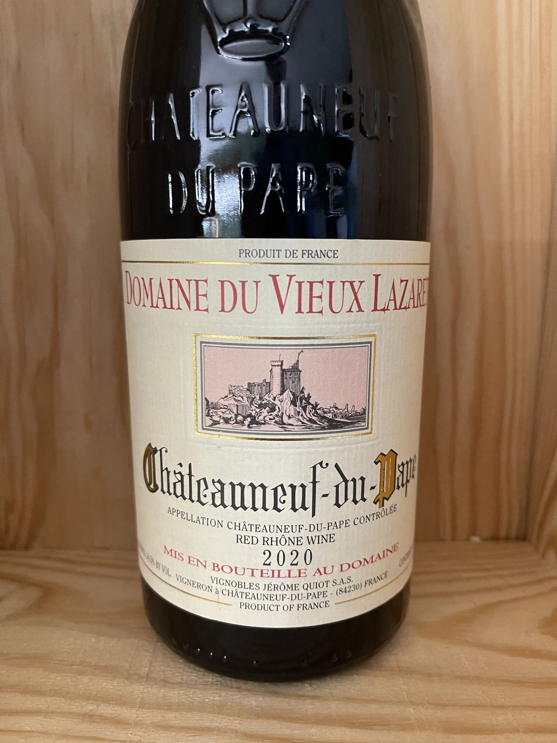 DOMAINE DU VIEUX LAZARET CHATEAUNEUF DU PAPE ROUGE 2022