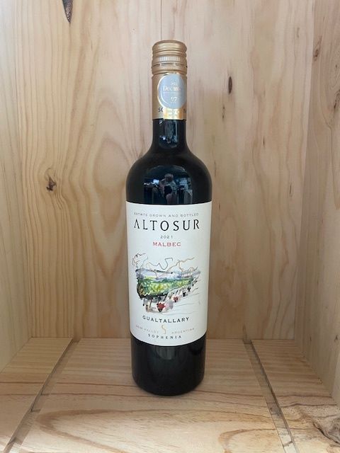 ALTOSUR MALBEC ARGENTINA 2021 DECANTER 94 REGULARLY $14.99