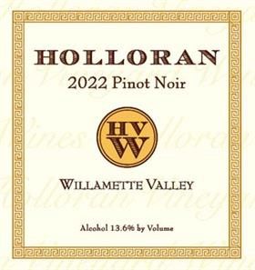 HOLLORAN PINOT NOIR WILLAMETTE VALLEY 2022