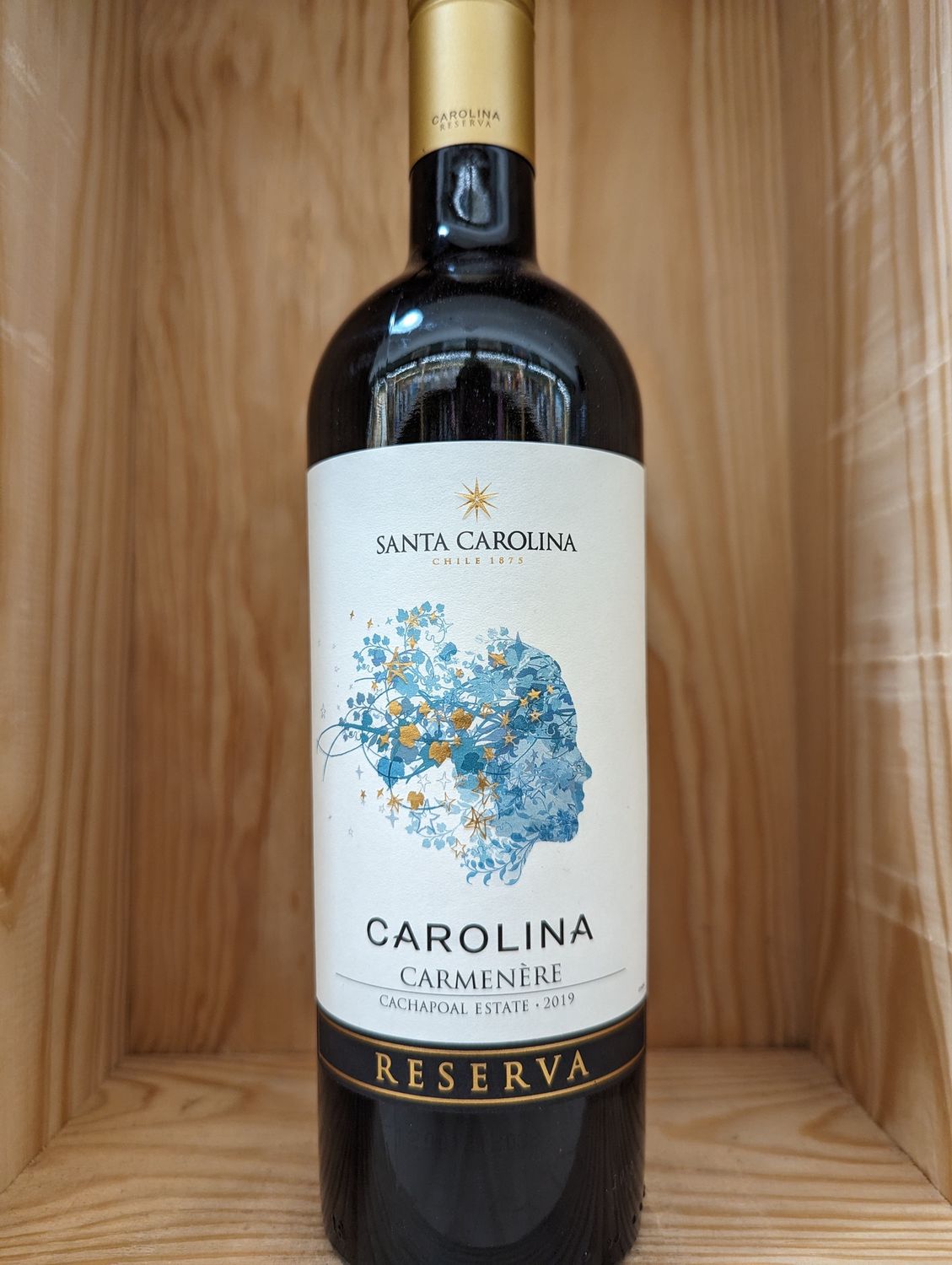 SANTA CAROLINA CARMENERE RESERVA  2021 WINE ENTHUSIAST 91 POINTS