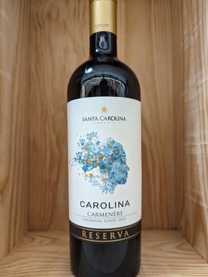 SANTA CAROLINA CARMENERE RESERVA  2021 WINE ENTHUSIAST 91 POINTS