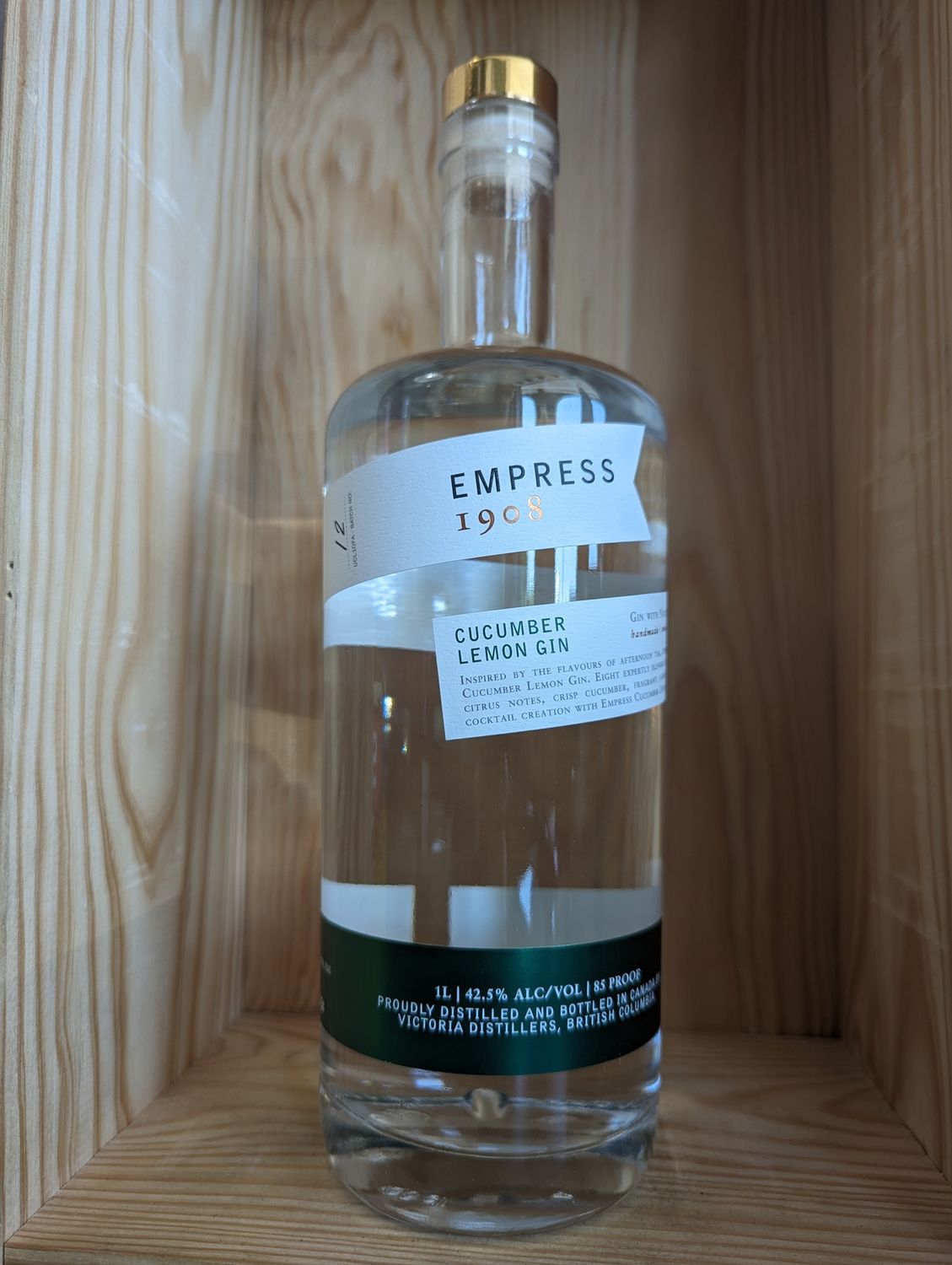 EMPRESS 1908 CUCUMBER LEMON GIN 1L