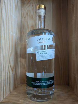 EMPRESS 1908 CUCUMBER LEMON GIN 1L