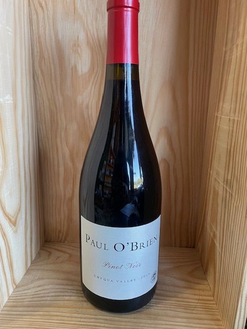 PAUL O&#39;BRIEN UMPQAU VALLEY PINOT NOIR 2018 JAMES SUCLKING 92 REGULARLY $27.99
