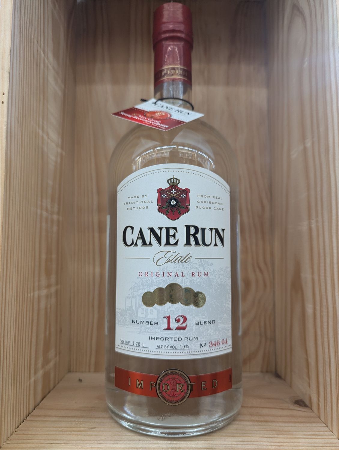 CANE RUN BLEND NO. 12 WHITE RUM 1.75L