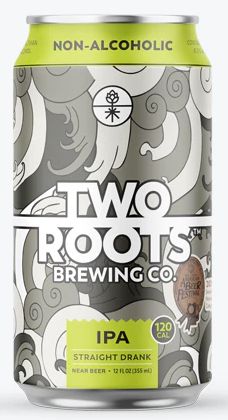 TWO ROOTS STRAIGHT DANK IPA 6PK CANS (NON-ALCOHOLIC)  -