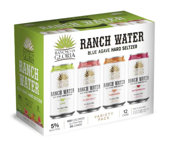 RANCHO LA GLORIA RANCH WATER VARIETY 12PK CANS REGULARLY $19.99