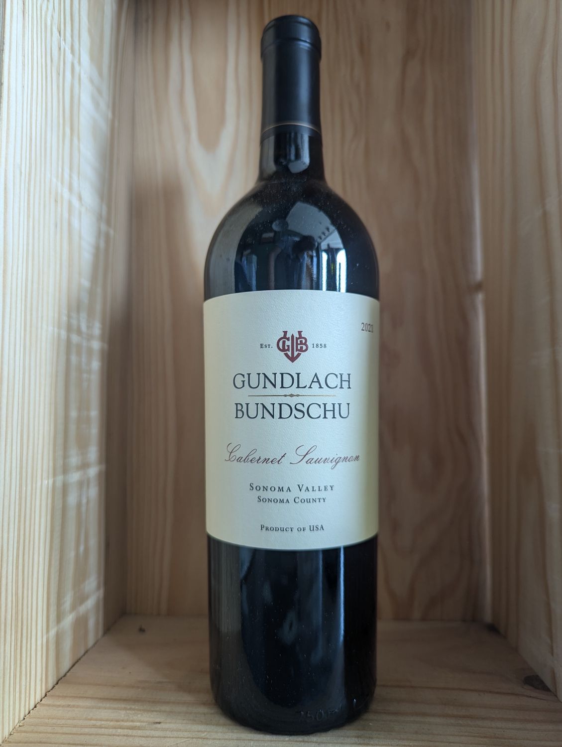 GUNDLACH BUNDSCHU SONOMA VALLEY CABERNET SAUVIGNON 2021 WINE ENTHUSIAST 94 POINTS REGULARLY $64.99