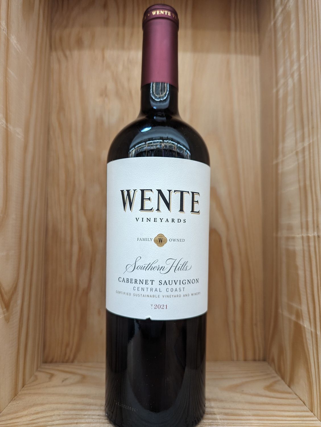 WENTE SOUTHERN HILLS CABERNET SAUVIGNON 2021 TASTING PANEL 92- 750ML
