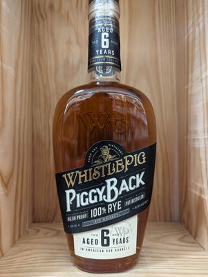 WHISTLEPIG PIGGYBACK 6 YEAR RYE - 750ML