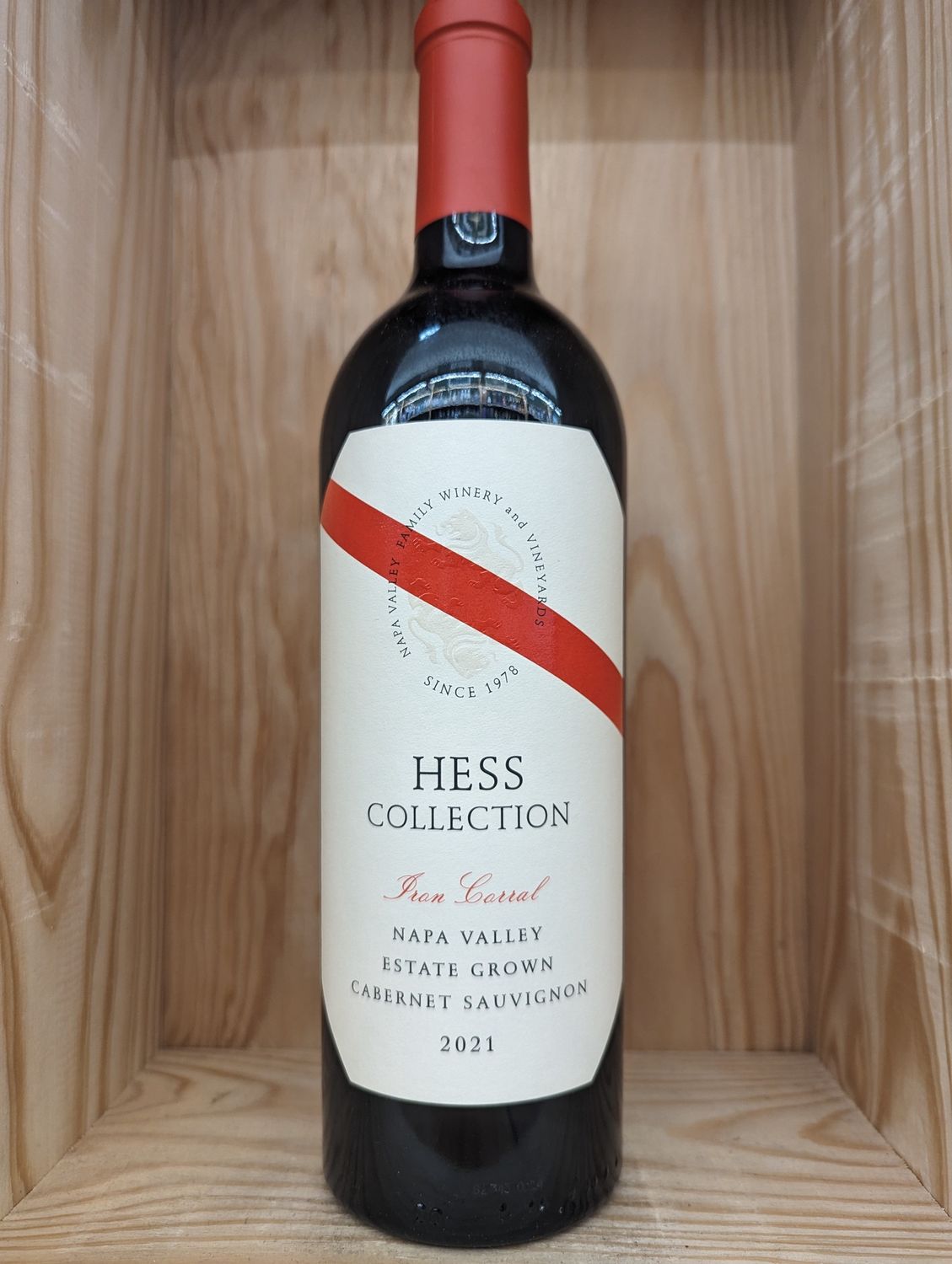 HESS COLLECTION IRON CORRAL CABERNET SAUVIGNON 2021 REGULARLY $69.99