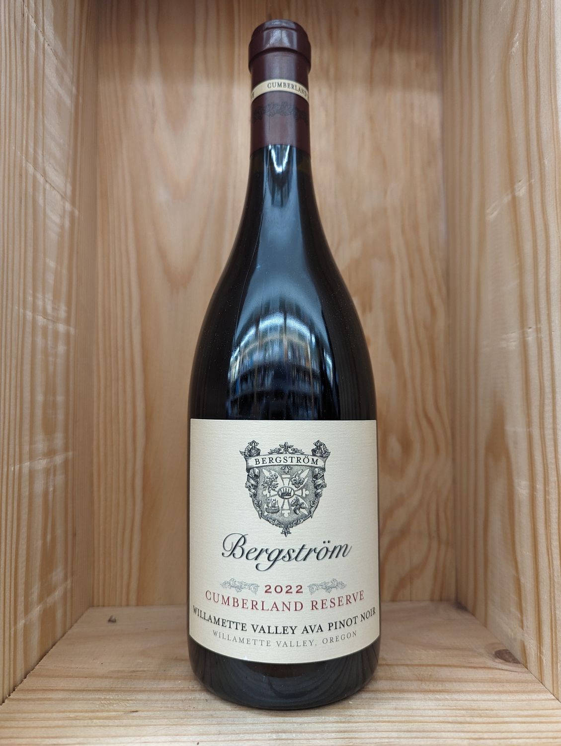 BERGSTROM CUMBERLAND RESERVE WILLAMETTE VALLEY PINOT NOIR 2022