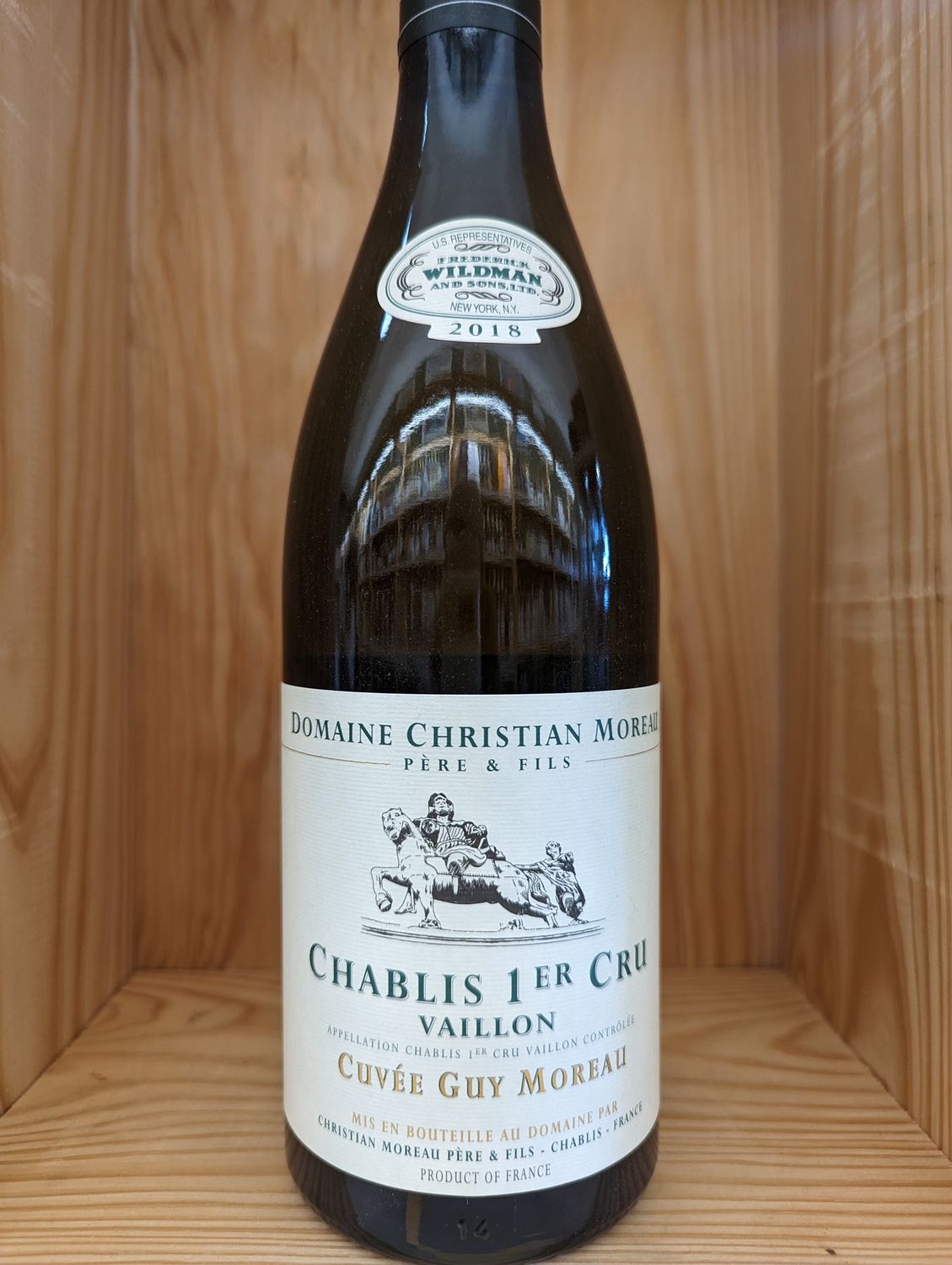 CHRISTIAN MOREAU CHABLIS 1ER CRU VAILLON CUVEE GUY MOREAU 2021 VINOUS 91-93