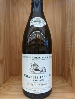 CHRISTIAN MOREAU CHABLIS 1ER CRU VAILLON CUVEE GUY MOREAU 2021 VINOUS 91-93