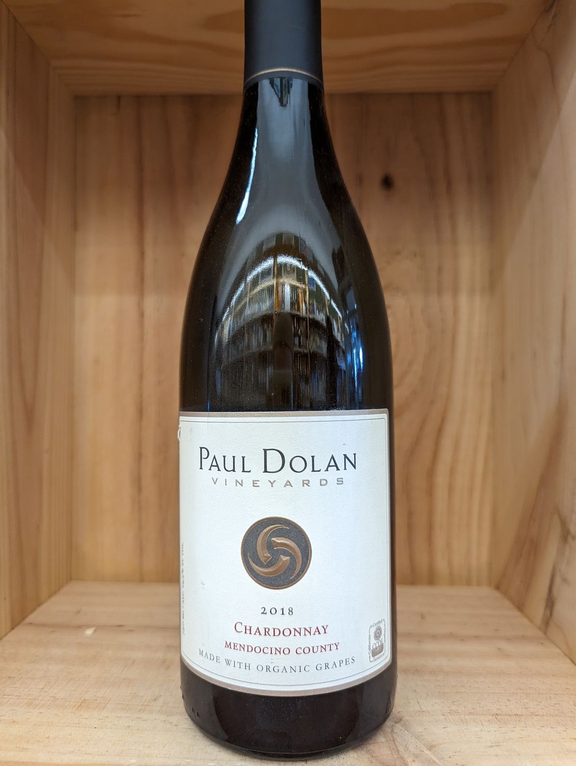 PAUL DOLAN CHARDONNAY 2018  (Organic)