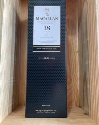 THE MACALLAN SHERRY OAK 18 YEAR OLD  - 750ML