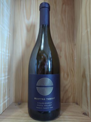 QUATTRO THEORY NAPA VALLEY CHARDONNAY 2022 WINE ENTHUSIAST 93 POINTS REGULARLY $39.99