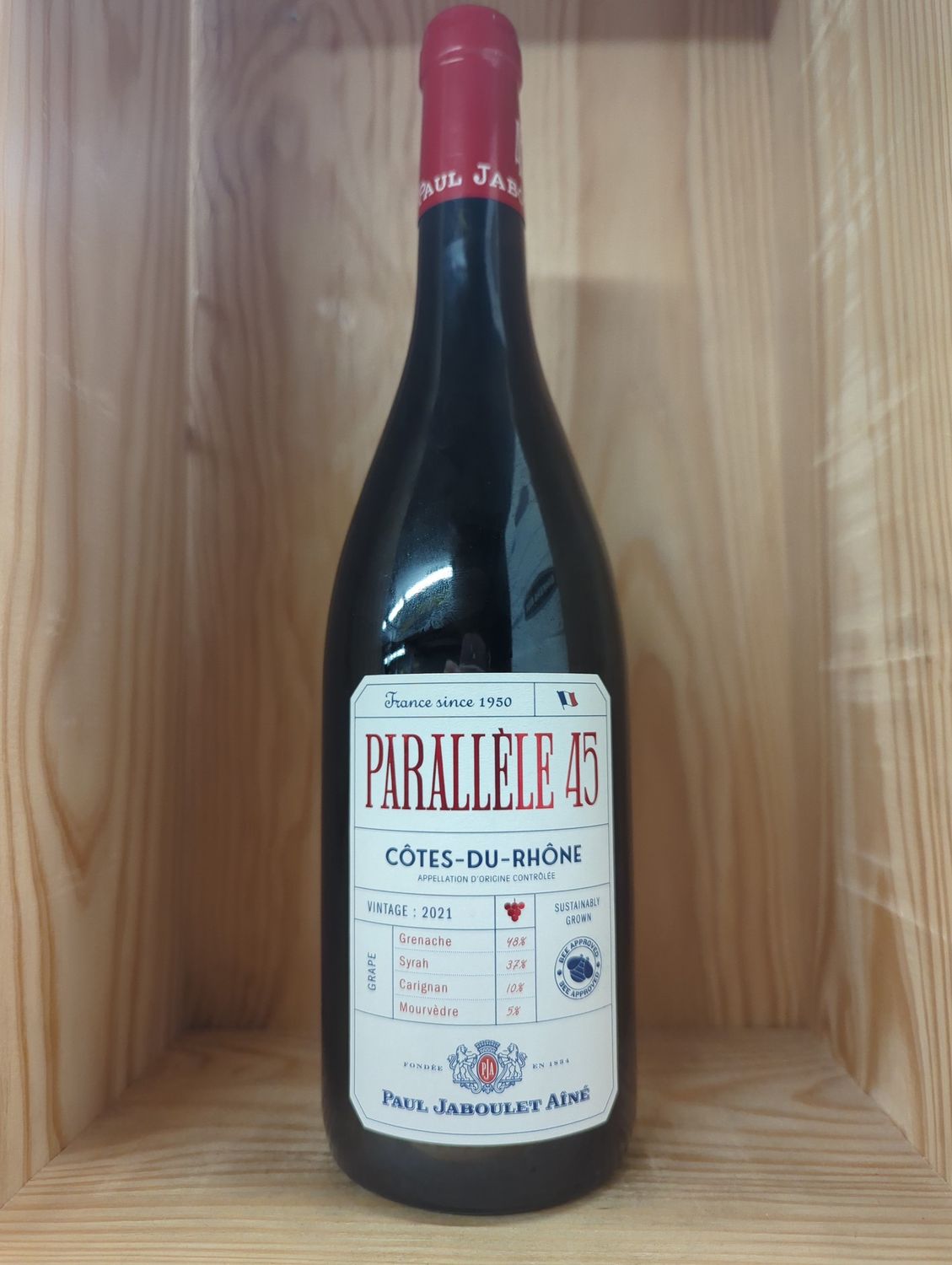 PARALLELE 45 (JABOULET) COTES DU RHONE ROUGE 2023 JAMES SUCKLING 91 POINTS