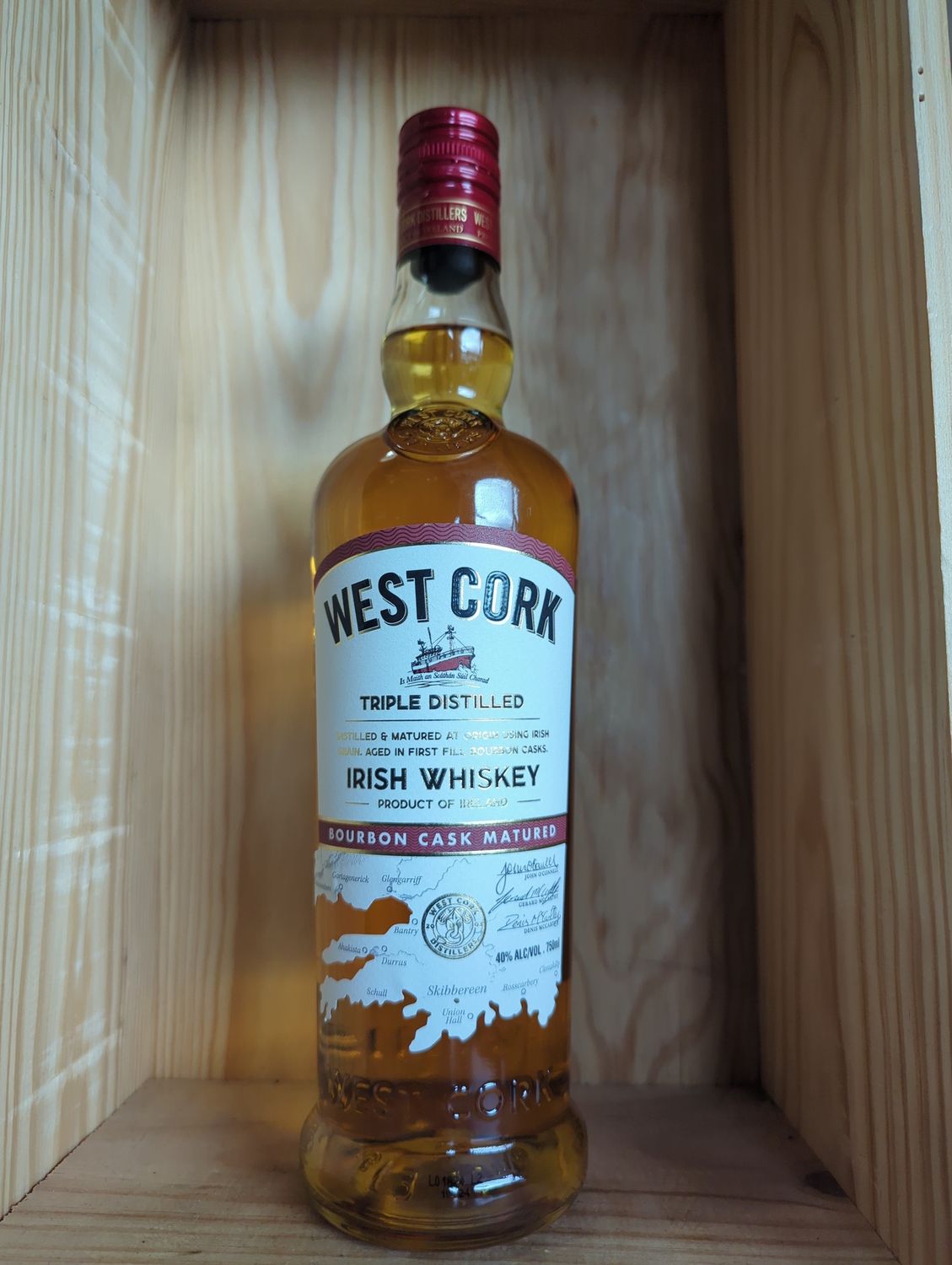 WEST CORK BOURBON CASK MATURED IRISH WHISKEY