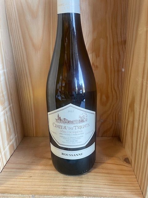 CHATEAU DU TRIGNON ROUSSANE COTES DU RHONE BLANC 2022 WINE ENTHUSIAST 90 REGULARLY $18.99