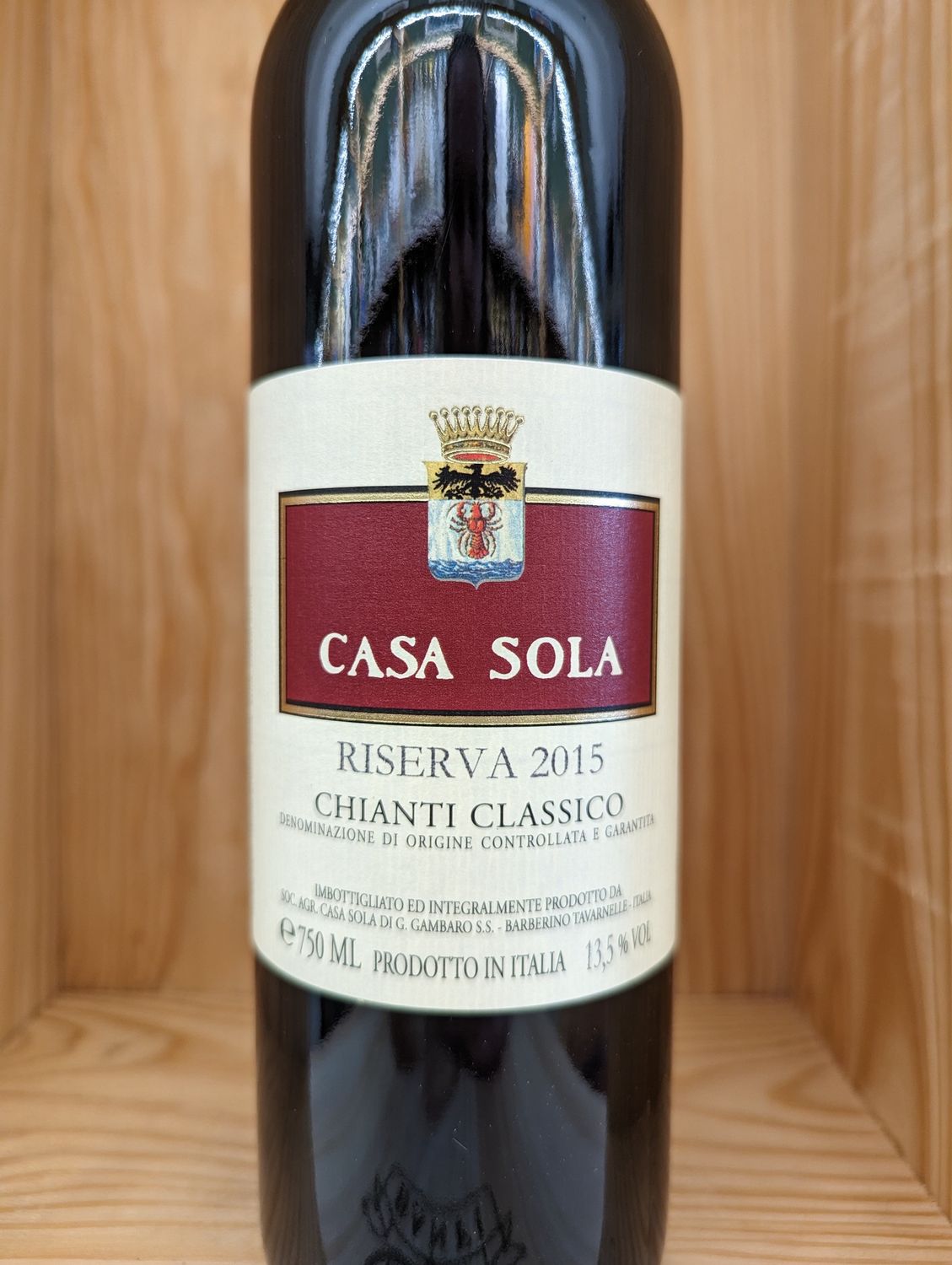 CASA SOLA RISERVA CHIANTI CLASSICO 2018