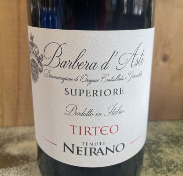 TENUTE NEIRANO BARBERA D ASTI SUPERIORE TIRTEO 2021 JAMES SUCKLING 90 - 750ML