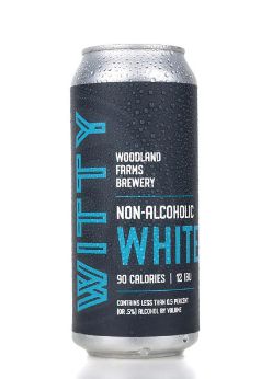 WOODLAND FARMS WITTY WHITE ALE (NON-ALCOHOLIC) 4PK CANS