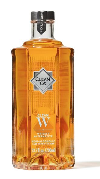 CLEAN CO CLEAN W NON-ALCOHOLIC WHISKEY  - 750ML