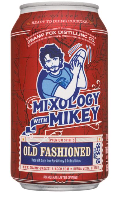 SWAMP FOX MIXOLOGY WITH MIKEY OLD FASHIONED COCKTAIL 4PK CANS - 4 PK